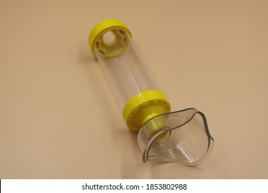 Asthma And Bronchial Inhaler Spacer.