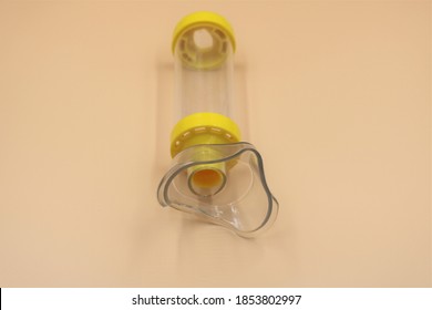 Asthma And Bronchial Inhaler Spacer.