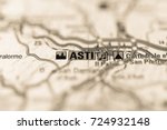 Asti on map.