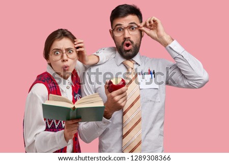 Similar – Image, Stock Photo fakenews Education