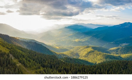 Astonishing sunset over Maramuresului Mountains, Carpathians, Romania
 - Shutterstock ID 1886279125