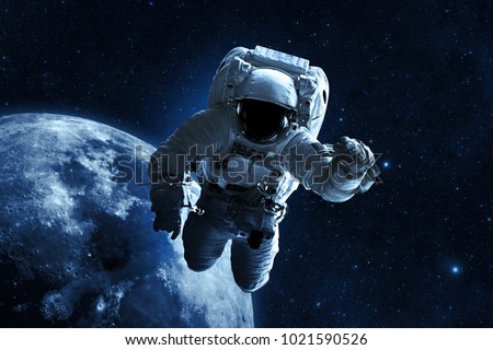 Astronaut - Elements of This Image Furnished by NASA