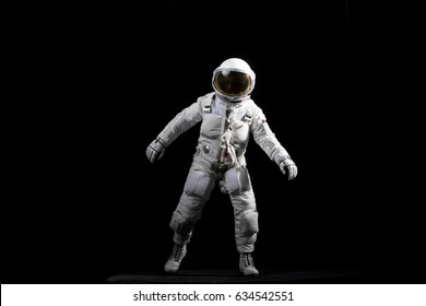 astronaut and flag