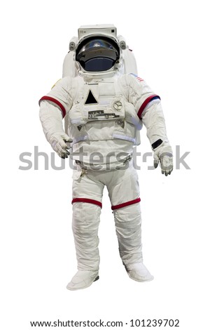 astronaut isolated on white background