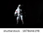 Astronaut in moon space suit