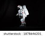 Astronaut in moon space suit