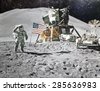 spacecraft on moon