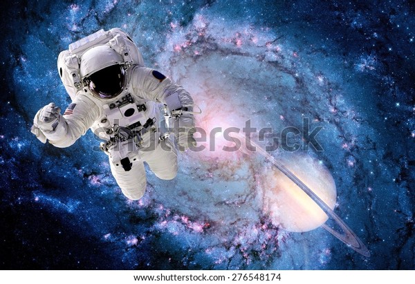 Astronaut Spaceman Outer Space Suit Black Stock Photo (Edit Now) 276548174