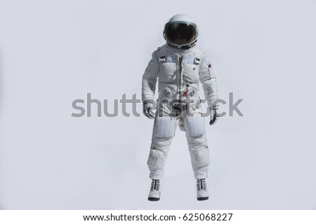 Astronaut white background