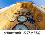 Astronomical clock (orloj) in Olomouc, Czech Republic