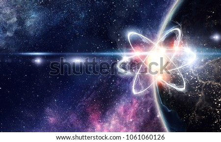 Astronomy concept backdrop. 3d rendering