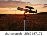 Astronomy telescope for observing space and celestial objects.