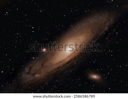 Astrophoto of a deep space object called: Andromeda Galaxy Catalog nr: M31 or Messier 31