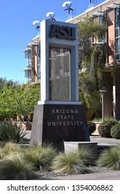 ASU Sign At Arizona State University Tempe Arizona 3/16/19