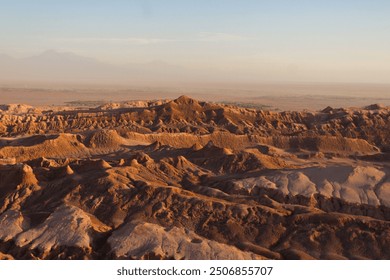 Atacama Desert during golden hour