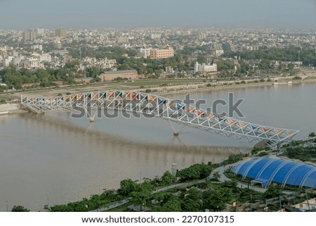 Atal Bridge Ahmedabad Gujarat India.