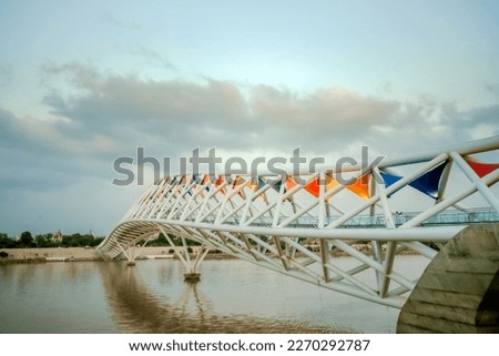 Atal Bridge Ahmedabad Gujarat India.