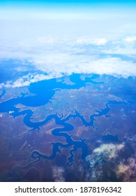 Ataturk Dam From The Plane