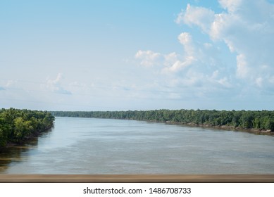 The Atchafalaya Basin Bridge, Interstate 10, Crossing Over A Body Of Water Called The Whiskey Bay Pilot Channel, Located In West Baton Rouge Parish, South Louisiana.