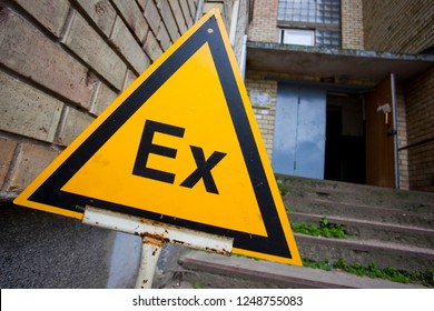 ATEX Explosive Atmosphere Area Zone Warning 