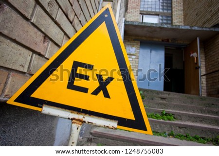 ATEX Explosive Atmosphere area zone warning 