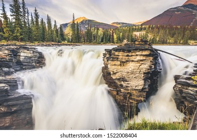 Athabasca Falls River Alberta Canada