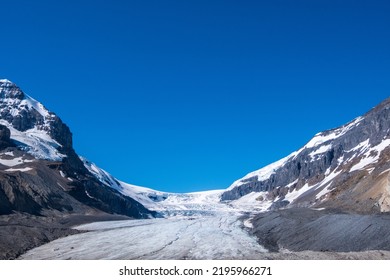 Athabasca Glacier In Summer, Canada