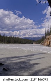 Athabasca River On A Summer Day