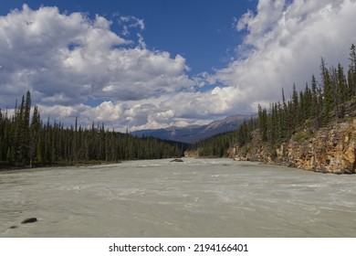 Athabasca River On A Summer Day