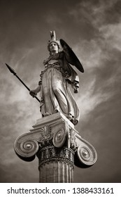 Athena statue in Athens, Greece. 