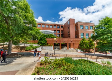 ATHENS, GA, USA - May 3: Dean Rusk Hall On May 3, 2019 At The University Of Georgia School Of Law In Athens, Georgia.