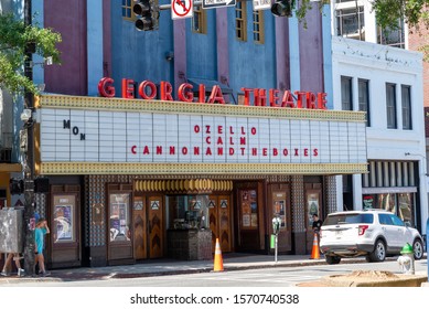 Athens, Georgia, United States, 9/29/2019 Georgia Theatre Entrance