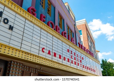 Athens, Georgia, United States, 9/29/2019 Georgia Theatre Entrance