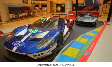 ATHENS, GREECE, April 24,2018. Ford GT Belonging To The No 66 Team Chip Ganassi Racing (Drivers Stefan Mucke / Olivier Pla) A Le Mans Participant, Exhibited At Athens, Greece.