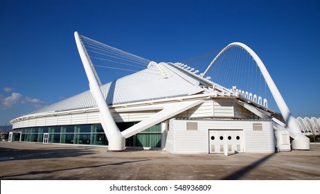 ATHENS, GREECE - JANUARY 2, 2017: The Athens Olympic Velodrome 