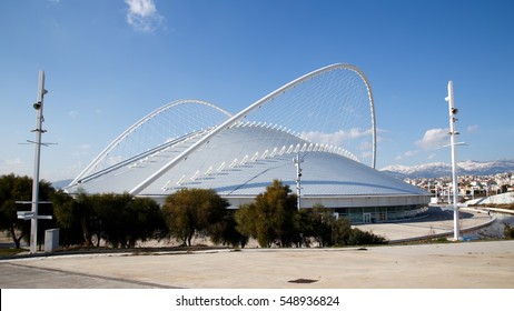 ATHENS, GREECE - JANUARY 2, 2017: The Athens Olympic Velodrome 