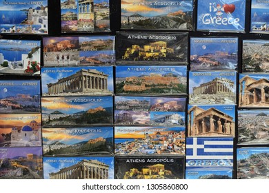 Athens Greece Gorgeous Souvenir Magnet #3 