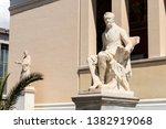 Athens, Greece. Statue of Count Ioannis Antonios Kapodistrias, Greek statesman and first head of state of independent Greece