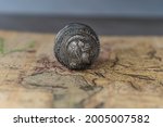 Athens New Style Tetradrachm, Ancient Coin on world map