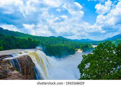 Athirapilly Waterfall Thrissur Kerala India 