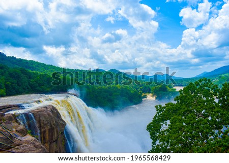 Athirapilly waterfall thrissur Kerala India 