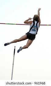 High Jump Athlete Jumper Over Bar Stock Photo 1481459900 | Shutterstock