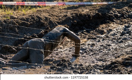 barbed wire crawl