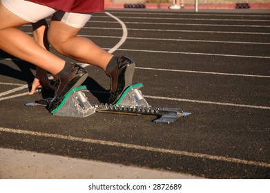 An athlete getting ready for the competition - Powered by Shutterstock