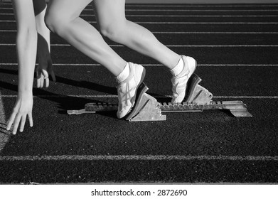 An athlete getting ready for the competition - Powered by Shutterstock