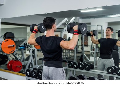 Gym Man Back View Stock Photos Images Photography Shutterstock