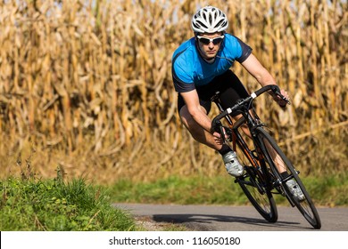 Athlete On A Race Cycle