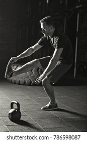 Athlete Practicing Pistol Squats