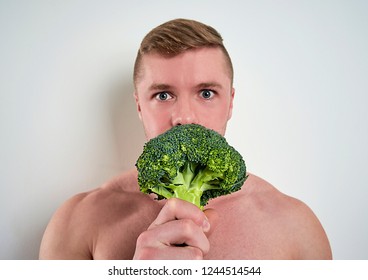 Athlete With Vegetables