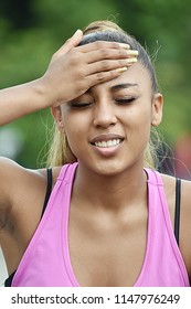 Athlete Youth With Headache - Shutterstock ID 1147976249